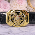 sir aspens throne - ruby dog collar