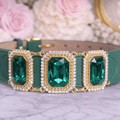 château eclat emerald dog collar