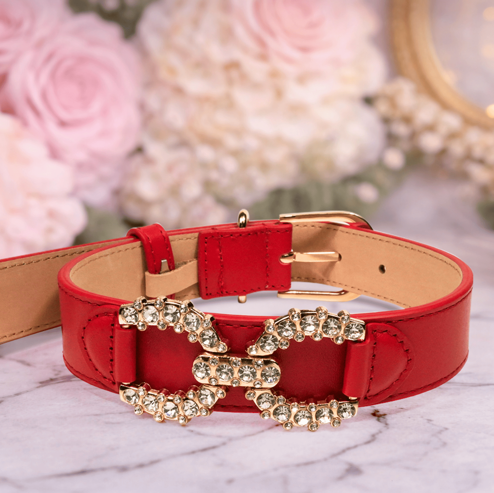 royal radiance rouge dog collar