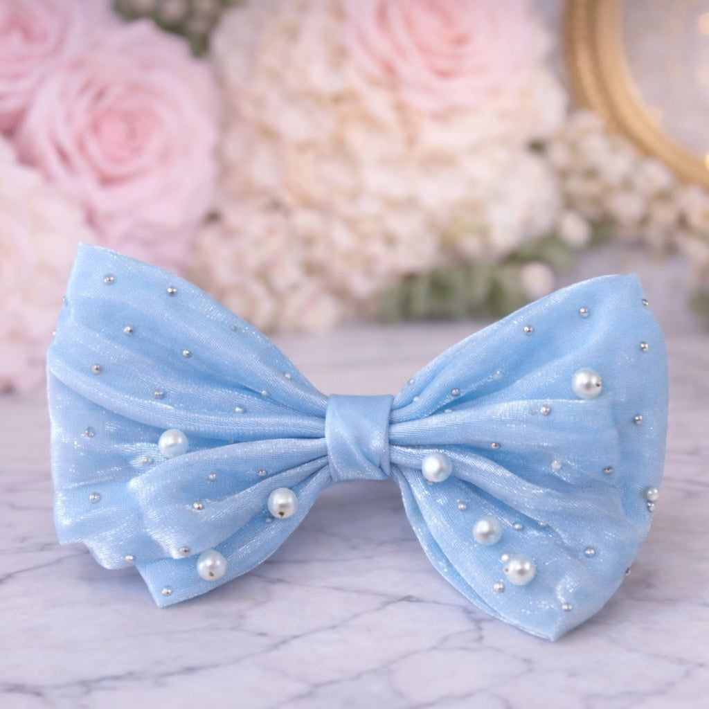 bleu céleste bow